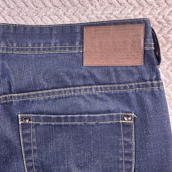 Buffalo David Bitton Men’s jeans Six slim Straights 36 (38x32) Cotton polyester - Picture 8 of 16